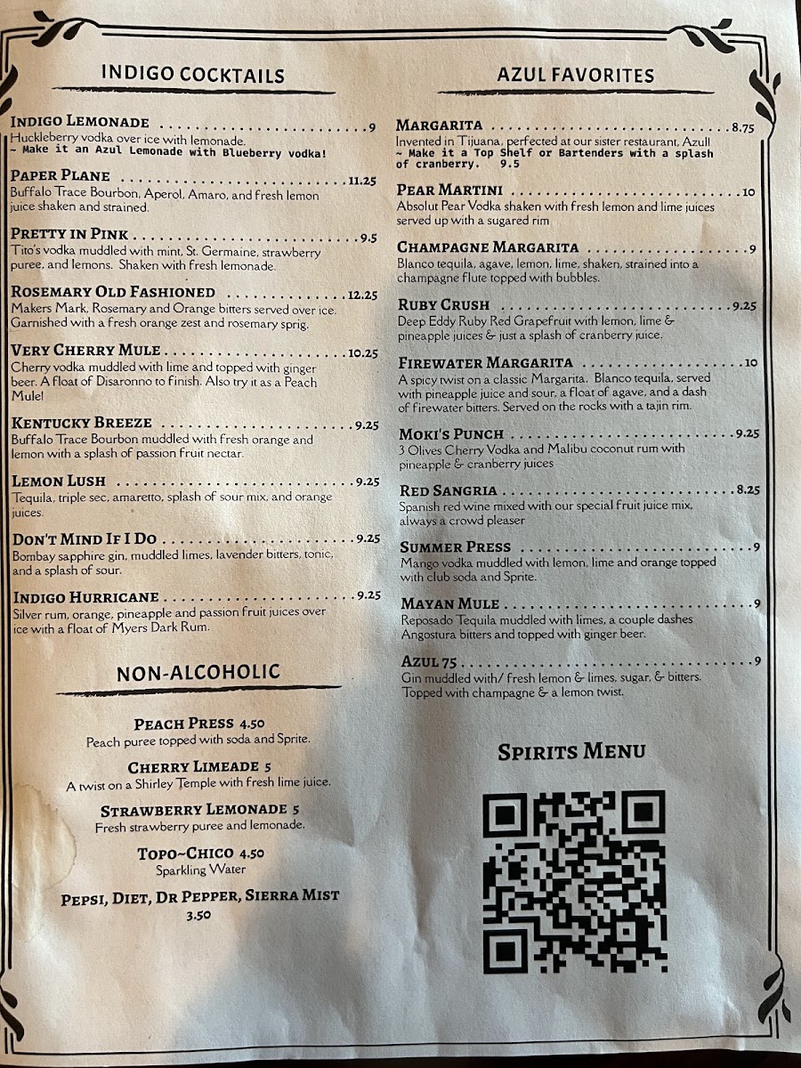 Indigo Lynnwood Menu - Image 4